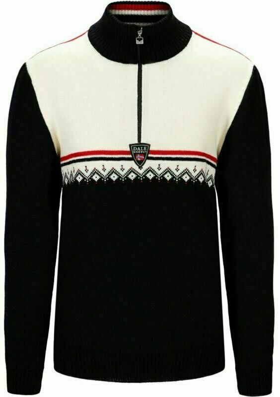 Dale of Norway Lahti Mens Knit Sweater Navy/Off White/Raspberry L