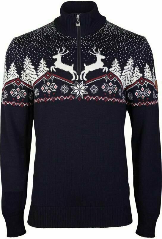 Dale of Norway Dale Christmas Navy/Off White/Red Rose 2XL