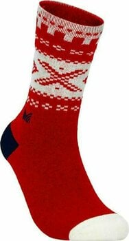 Chaussettes trekking et randonnée Dale of Norway Cortina Raspberry/Off White/Navy L Chaussettes trekking et randonnée - 1