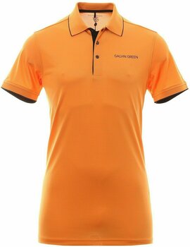 Camiseta polo Galvin Green Marty Shirt V8+ Orange/Black XXL - 1
