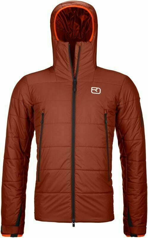 Veste de ski Ortovox Swisswool Zinal M Clay Orange M Veste de ski