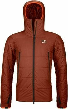 Skijacke Ortovox Swisswool Zinal M Clay Orange M Skijacke - 1