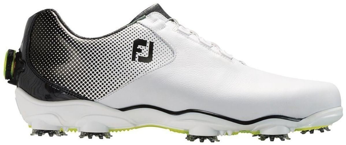 Chaussures de golf pour hommes Footjoy DNA Helix Blanc-Noir 45
