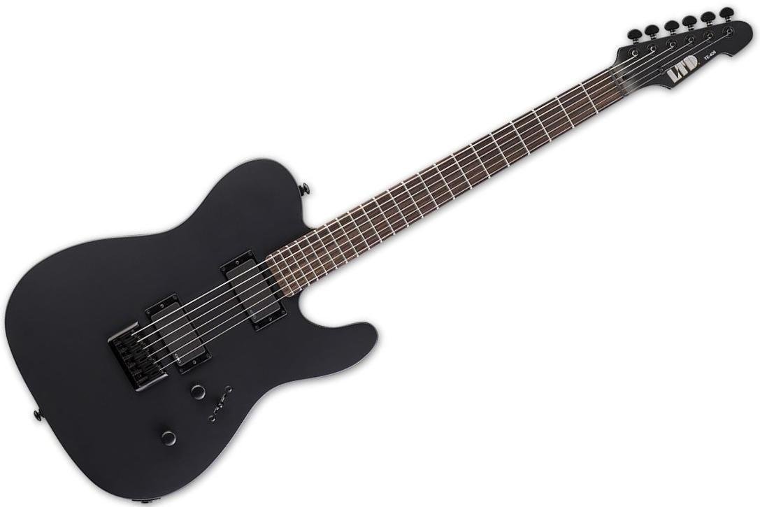 Elektrische gitaar ESP LTD TE-406 Black Satin