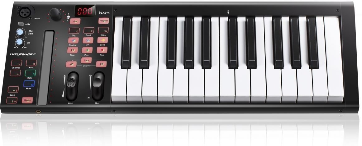 MIDI toetsenbord iCON iKeyboard 3S VST (Zo goed als nieuw)
