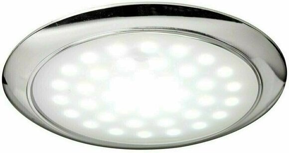 Boat Interior Light Osculati Ultra-flat LED light chromed ring nut 12/24 V 3 W - 1