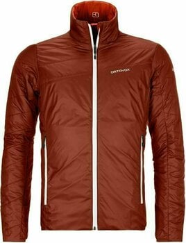 Skijacke Ortovox Swisswool Piz Boval M Clay Orange M Skijacke - 1