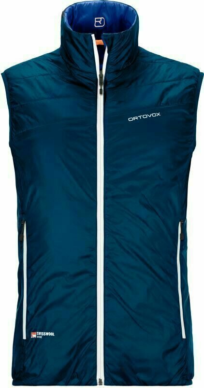 Vestă Ortovox Swisswool Piz Cartas M Petrol Blue M Vestă