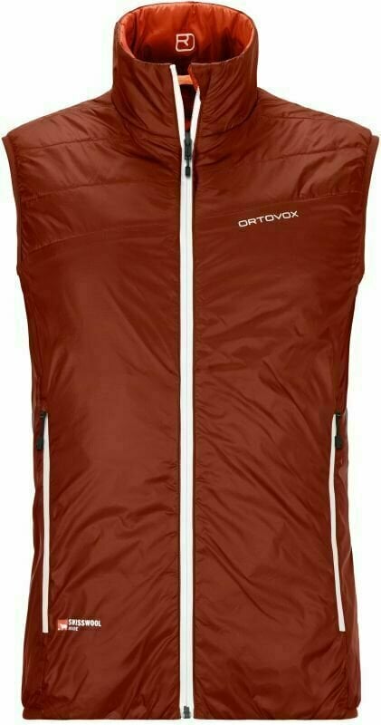 Vestă Ortovox Swisswool Piz Cartas M Clay Orange L Vestă