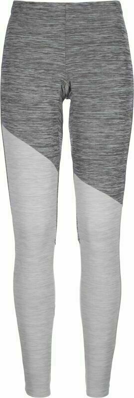 Lenjerie termică Ortovox Fleece Light Long Pants W Nuanțe de gri XS Lenjerie termică