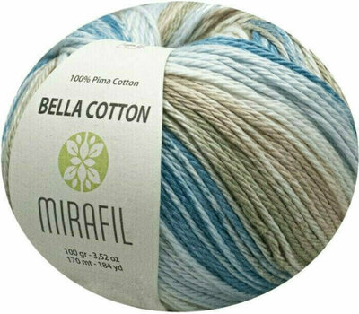Pređa za pletenje Mirafil Bella Cotton Turbo 517 Autumn - 1