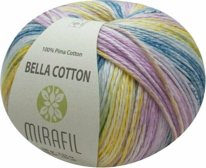 Fire de tricotat Mirafil Bella Cotton Turbo 508 Yellow