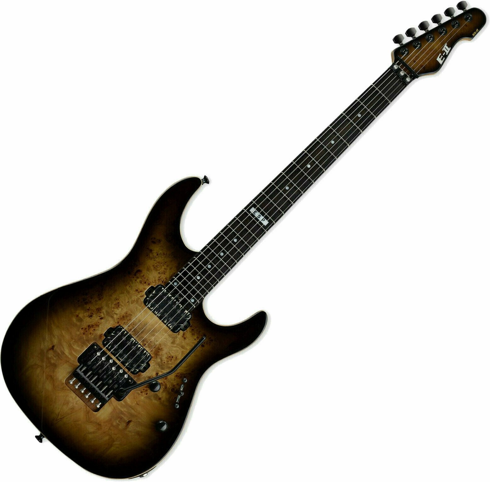 Electric guitar ESP E-II SN-2 Nebula Black Burst