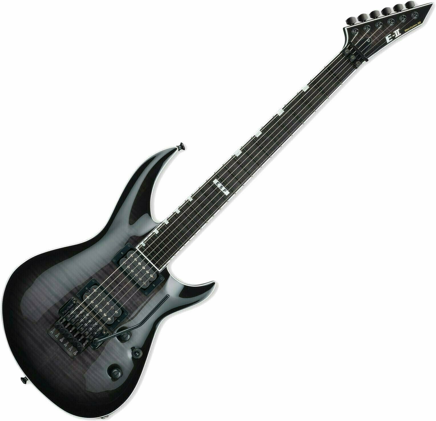 Elektrische gitaar ESP E-II Horizon III FR See Thru Black Sunburst