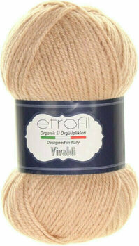 Knitting Yarn Etrofil Vivaldi 015 Beige - 1