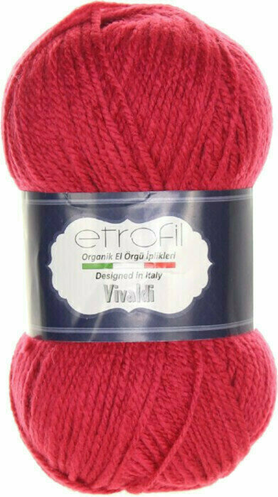 Knitting Yarn Etrofil Vivaldi 023 Raspberry Fuchsia Knitting Yarn