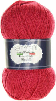 Knitting Yarn Etrofil Vivaldi 023 Raspberry Fuchsia Knitting Yarn - 1