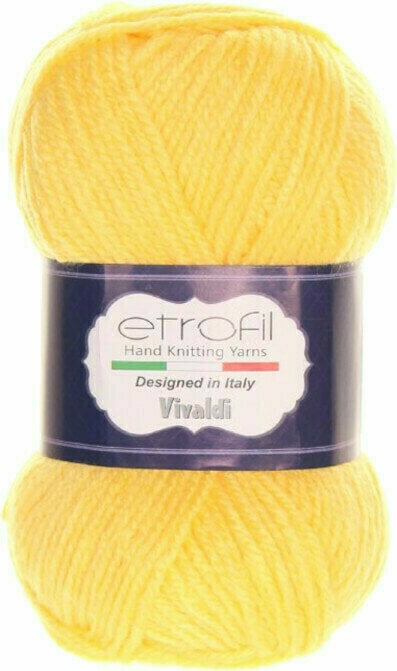 Knitting Yarn Etrofil Vivaldi 011 Yellow