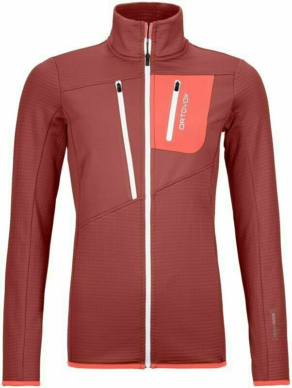 Hanorace Ortovox Fleece Grid W Fard XS Hanorace