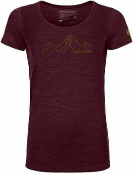 Thermo ondergoed voor dames Ortovox 150 Cool Mountain Face W Dark Wine Blend S Thermo ondergoed voor dames - 1