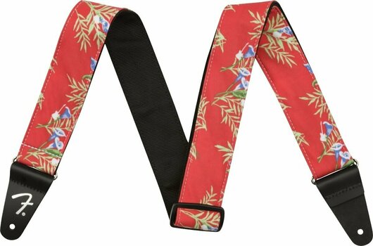 Textilgurte für Gitarren Fender 2'' Hawaiian Strap Red Floral - 1