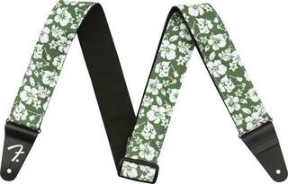 Tekstilni kaiš za gitaru Fender 2'' Hawaiian Strap Green Floral Tekstilni kaiš za gitaru Green