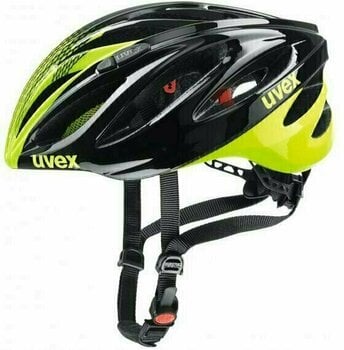 Bike Helmet UVEX Boss Race Black/Neon Yellow 52-56 Bike Helmet - 1