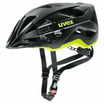 Bike Helmet UVEX Active CC Black/Yellow Matt 52-57 Bike Helmet - 1