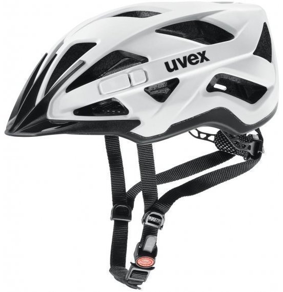 Cykelhjelm UVEX Active CC White/Black Matt 52-57 Cykelhjelm