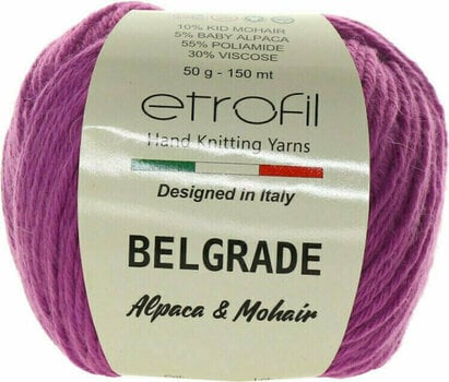 Knitting Yarn Etrofil Belgrade 70614 Purple - 1