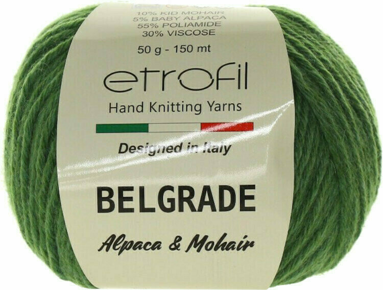 Knitting Yarn Etrofil Belgrade 70419 Green Knitting Yarn