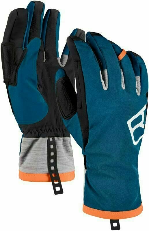 Lyžařské rukavice Ortovox Tour M Petrol Blue M Lyžařské rukavice