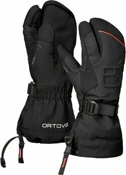 Lyžařské rukavice Ortovox Merino Freeride 3 W Black Raven L Lyžařské rukavice - 1