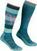 Lyžařské ponožky Ortovox Free Ride Long W Pacific Green 35-38 Lyžařské ponožky