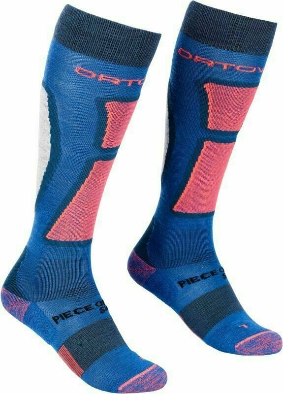 Ortovox Ski Rock 'N' Wool Long W Just Blue 42-44 Lyžiarske ponožky