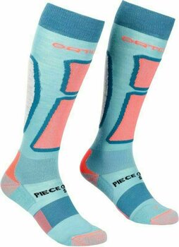 Chaussettes de ski Ortovox Ski Rock 'N' Wool Long W Ice Waterfall 39-41 Chaussettes de ski - 1