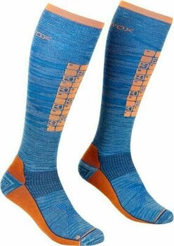 СКИ чорапи Ortovox Ski Compression Long M Safety Blue 45-47 СКИ чорапи - 1