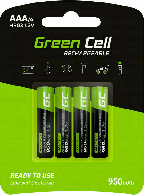 AAA Pile Green Cell GR03 4x AAA HR03 4