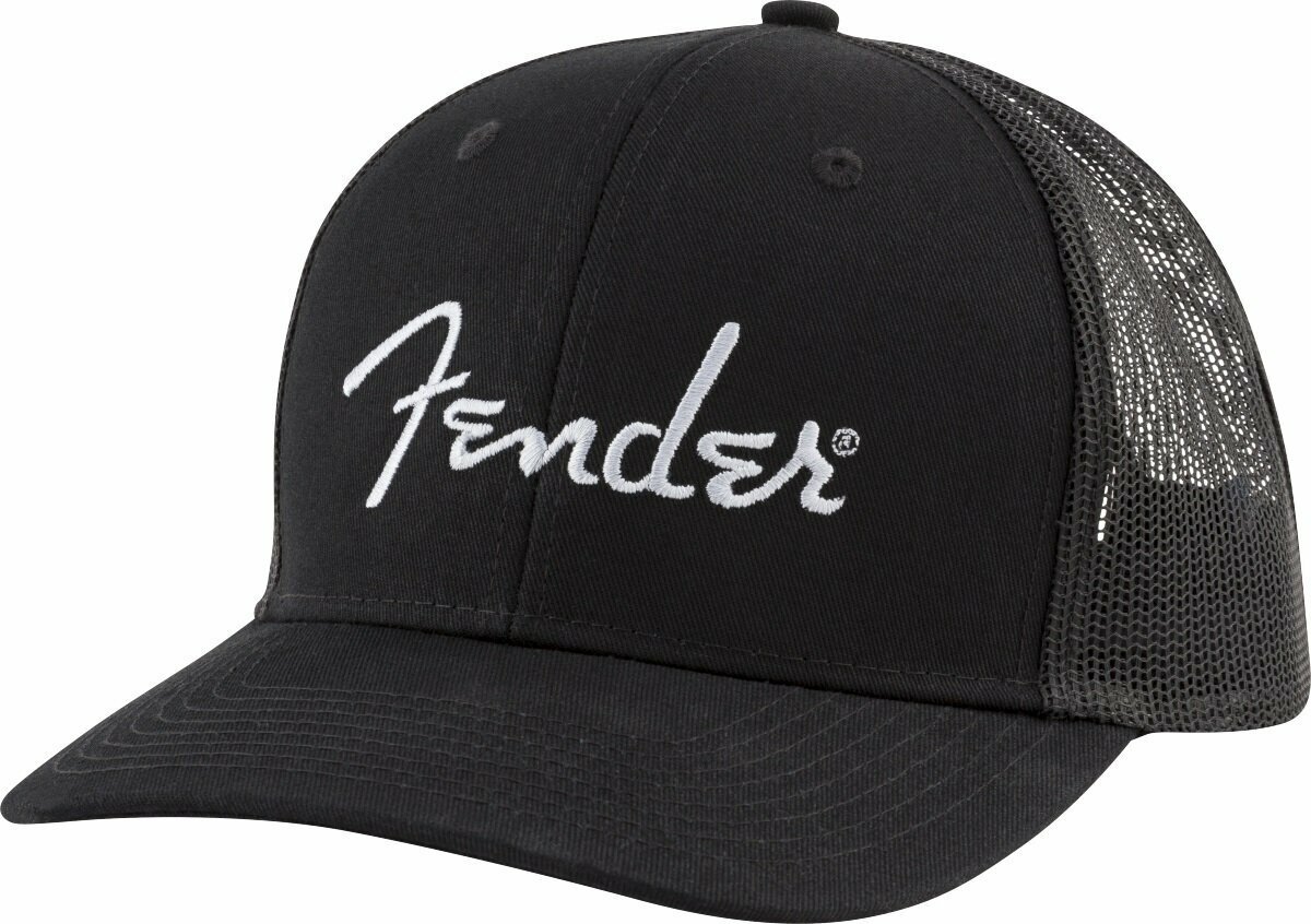 Cappellino Fender Cappellino Silver Logo Black