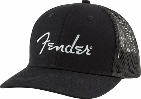 Cap Fender Cap Silver Logo Black - 1