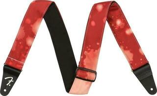 Tekstylne gitarowe pasy Fender Tie Dye Acid Wash Tekstylne gitarowe pasy Red