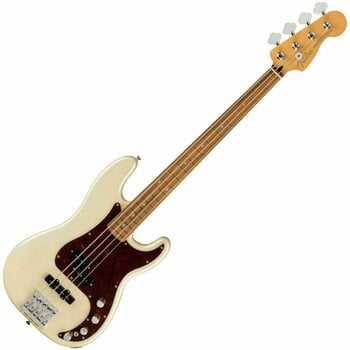 E-Bass Fender Player Plus Precision Bass PF Olympic Pearl - 1