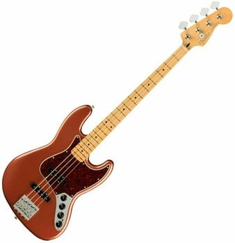 4-string Bassguitar Fender Player Plus Jazz Bass MN Aged Candy Apple Red (Damaged) - 1