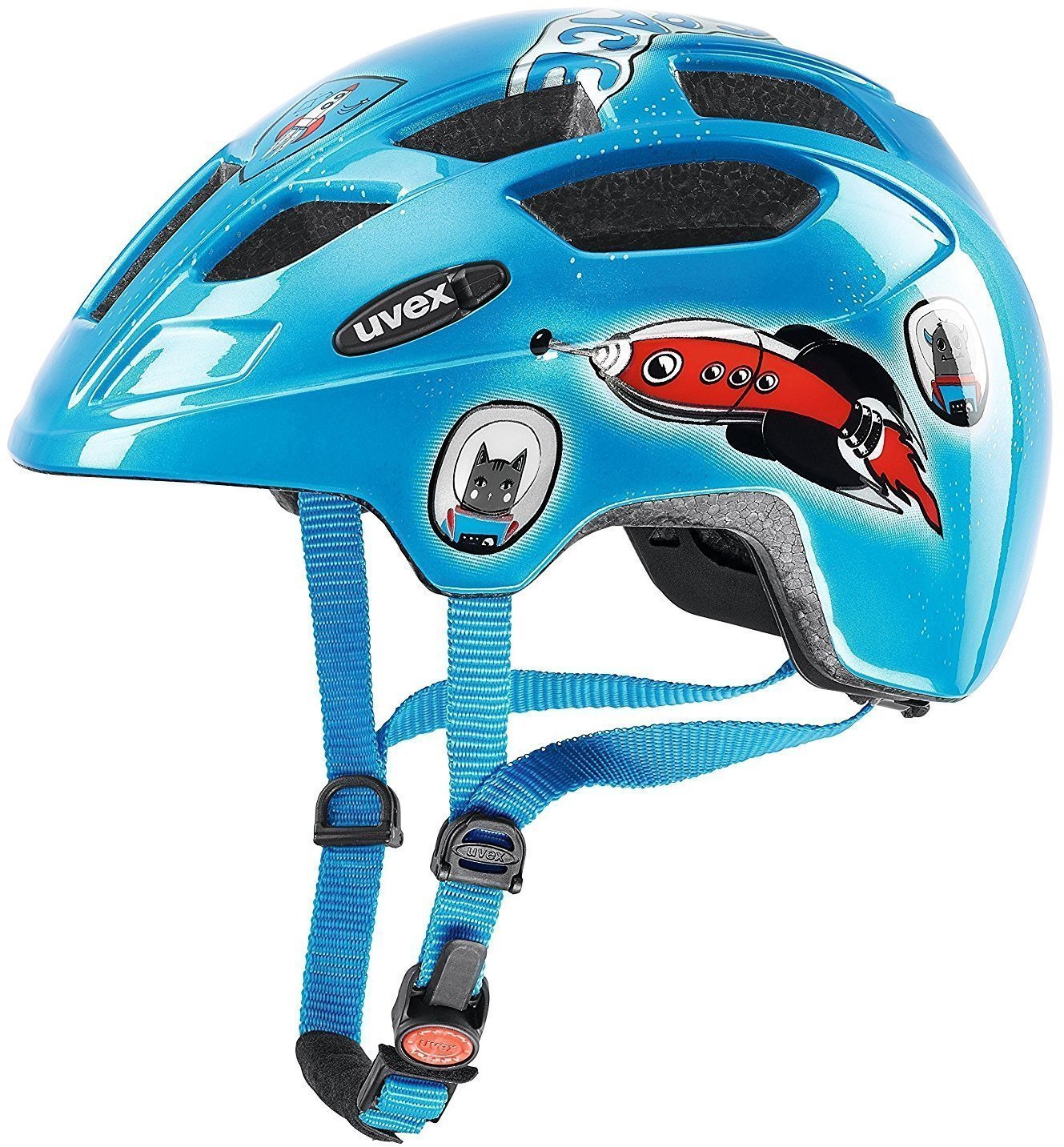 Kid Bike Helmet UVEX Finale Junior Space Rocket 48-52 Kid Bike Helmet
