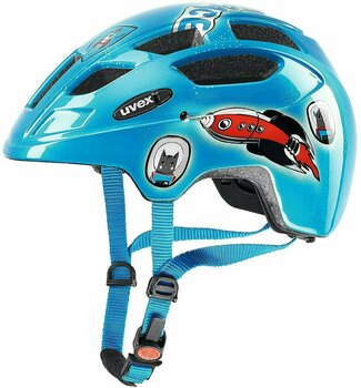 Kid Bike Helmet UVEX Finale Junior Space Rocket 48-52 Kid Bike Helmet - 1