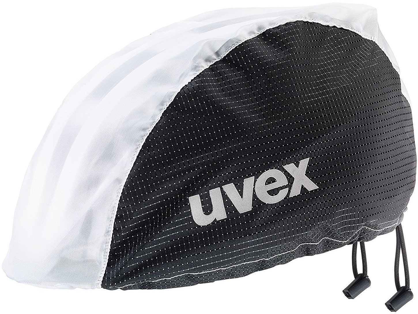 Fietshelm accessoire UVEX Rain Cap Bike Zwart-Wit S/M Fietshelm accessoire