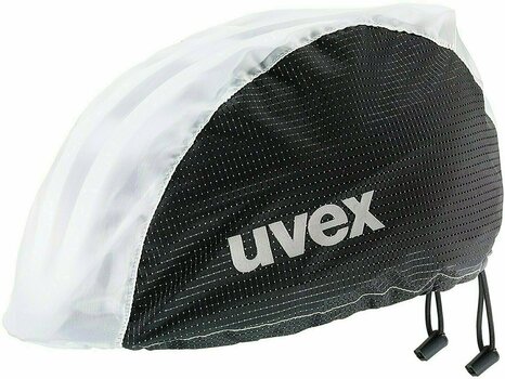 Pyöräilykypärän lisävaruste UVEX Rain Cap Bike Musta-Valkoinen S/M Pyöräilykypärän lisävaruste - 1