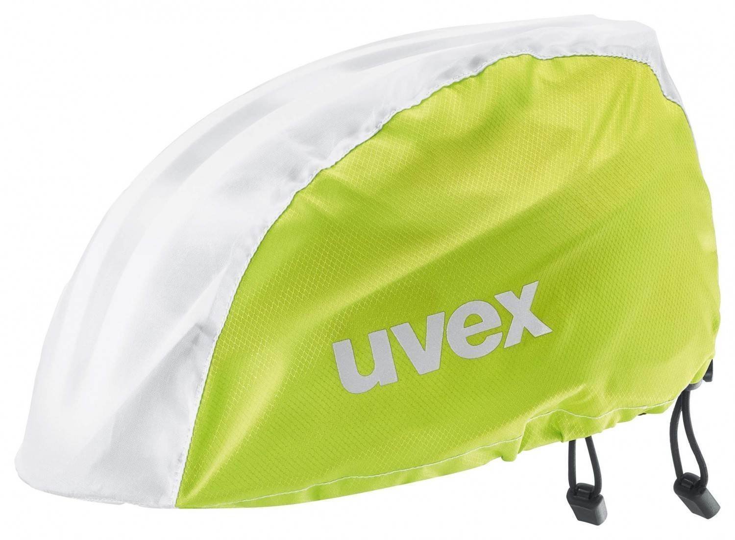 Tillbehör till cykelhjälm UVEX Rain Cap Bike Lime/White S/M Tillbehör till cykelhjälm