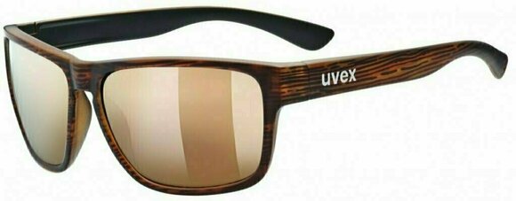 Okulary sportowe UVEX LGL 36 CV Havanna-Colorvision Mirror Champagne Urban S3 - 1
