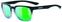 Ochelari de stil de viață UVEX LGL 35 CV Black Mat Clear-Colorvision Mirror Green Daily S3